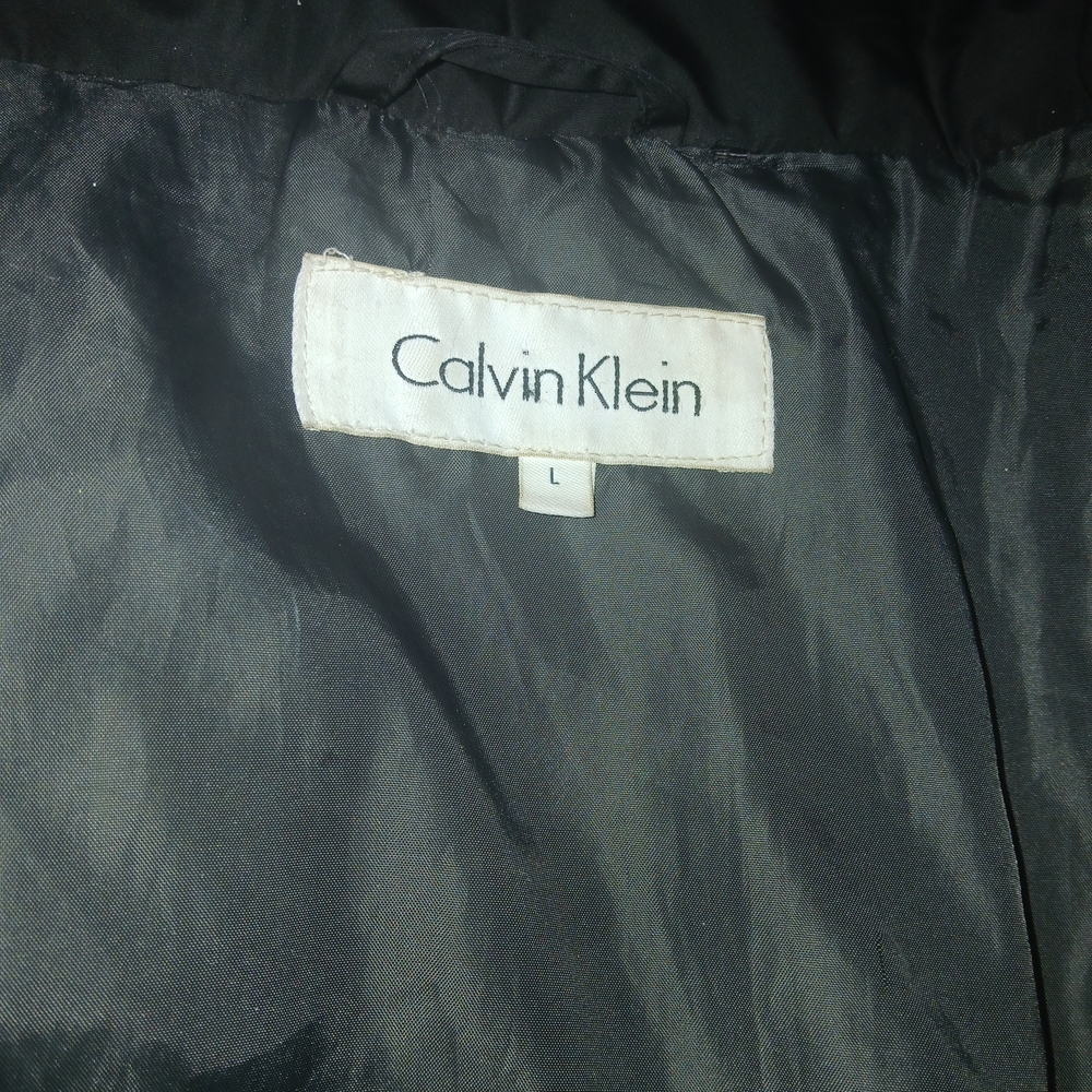 Calvin Klein Black Trench Coat